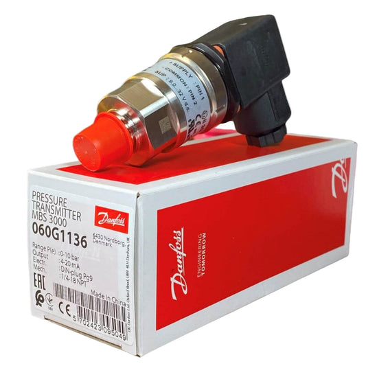 Danfoss MBS 3000 Transmisor de presión 0-10 bar 4-20 mA IP65