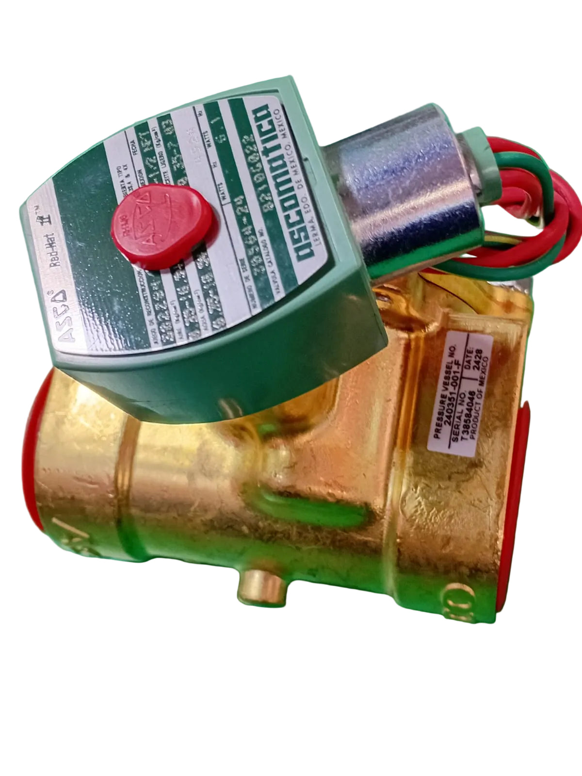 VALVULA SOLENOIDE 1-1/2" MARCA ASCO